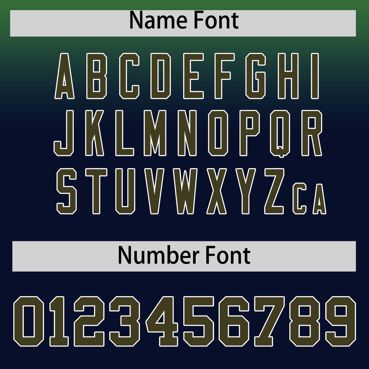 Custom Green Navy Full-Snap Varsity Personalization Gradient Fashion Letterman Jacket