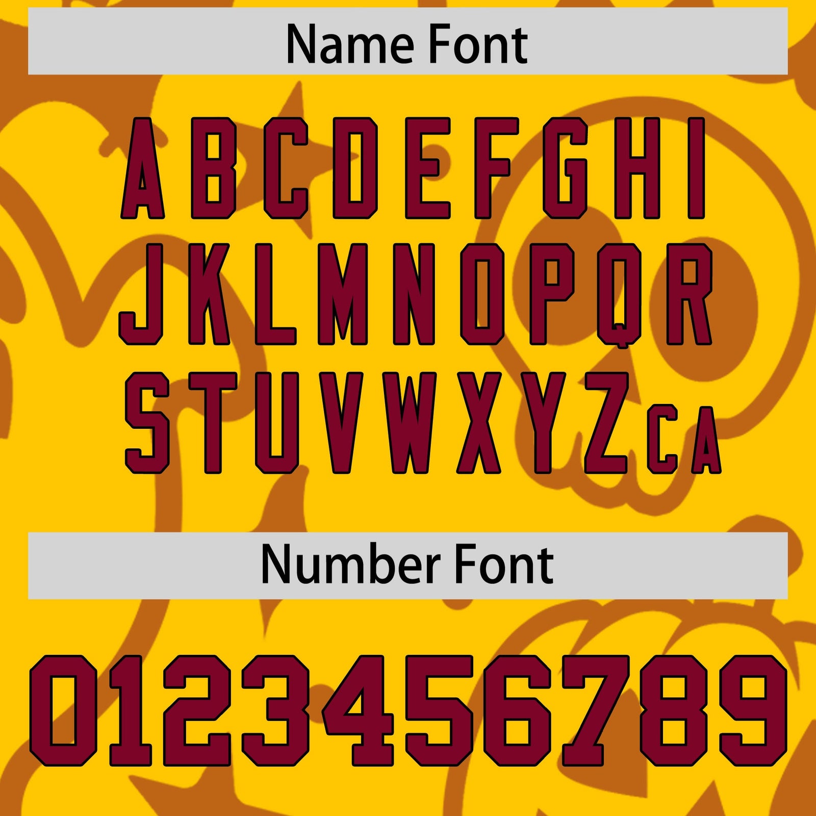 Custom Crimson Gold Yellow Bats Pumpkins Ghost Patterns Halloween Letterman Jacket | Custom Letterman Jacket,Add Name and Numbern,Sublimation Printed & Stitched,Perfect for Parties | KXKSHOP