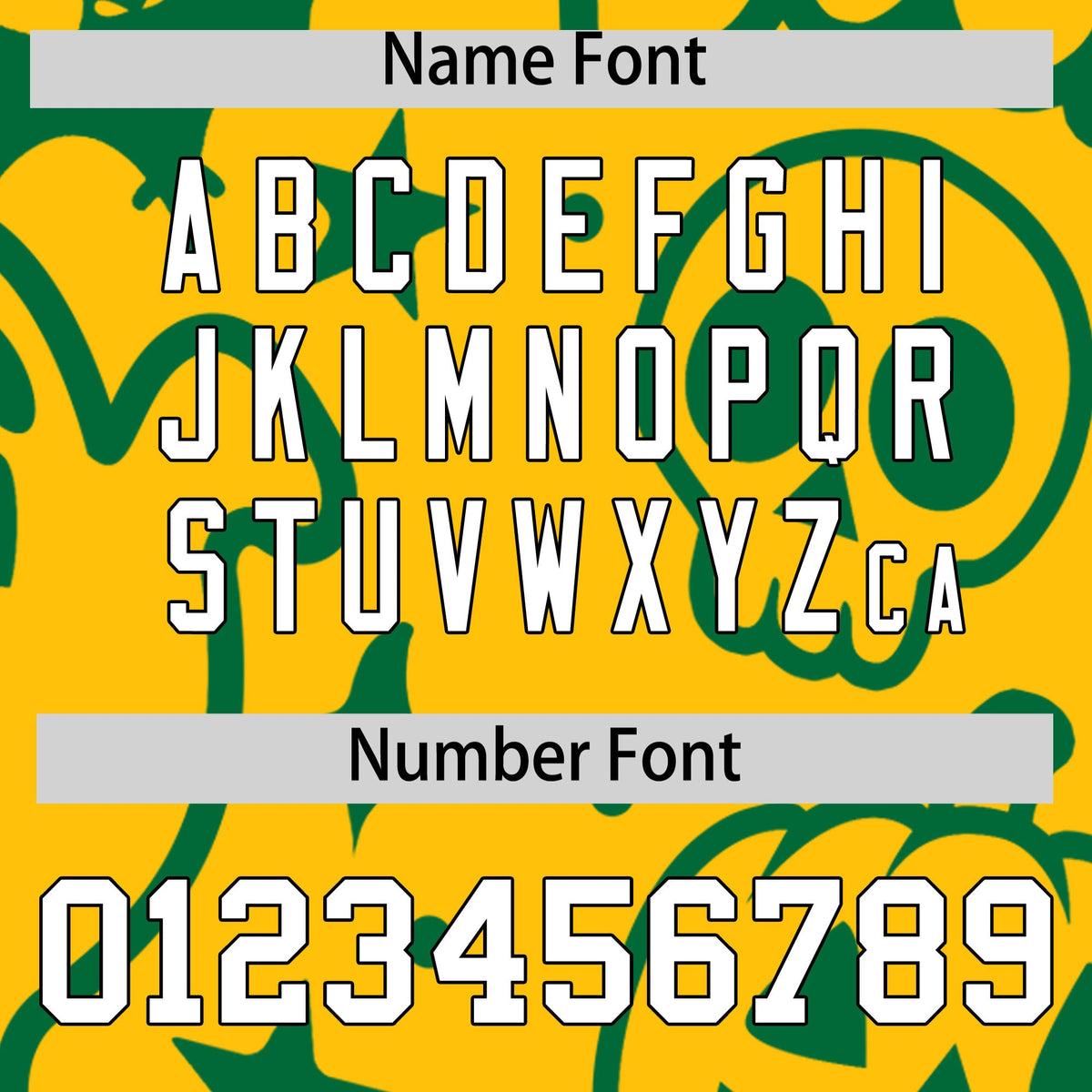 Custom Gold Kelly Green White Bats Pumpkins Ghost Patterns Halloween Letterman Jacket | Custom Letterman Jacket,Add Name and Numbern,Sublimation Printed & Stitched,Perfect for Parties | KXKSHOP