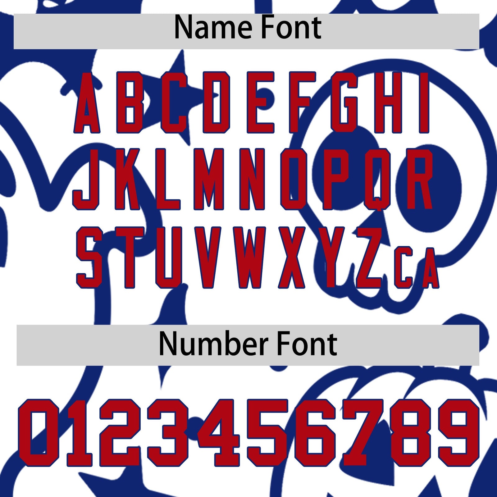 Custom Royal Blue White Red Bats Pumpkins Ghost Patterns Halloween Letterman Jacket | Custom Letterman Jacket,Add Name and Numbern,Sublimation Printed & Stitched,Perfect for Parties | KXKSHOP