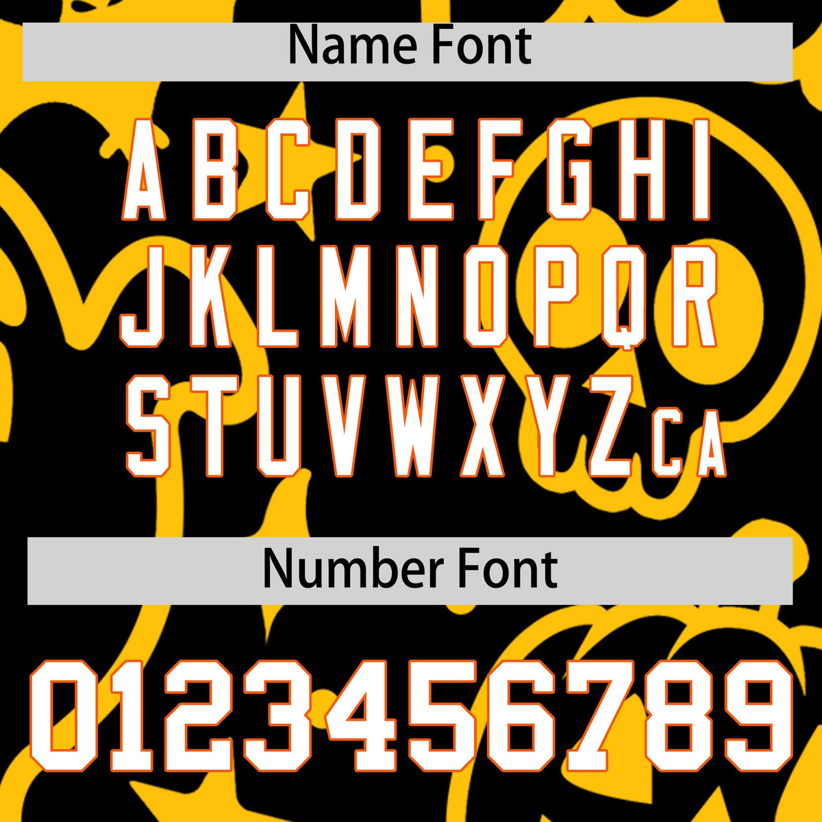 Custom Gold Black White Bats Pumpkins Ghost Patterns Halloween Letterman Jacket | Custom Letterman Jacket,Add Name and Numbern,Sublimation Printed &amp; Stitched,Perfect for Parties | KXKSHOP