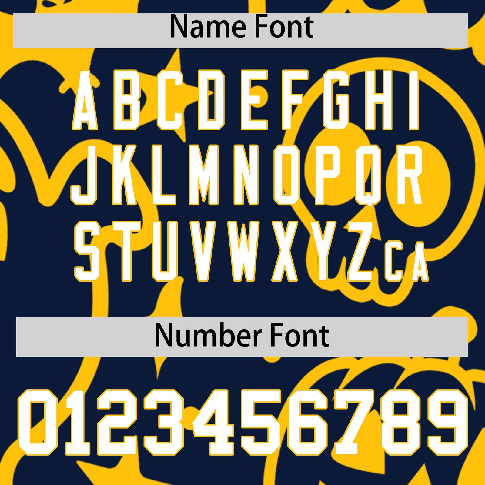 Custom Gold Navy White Bats Pumpkins Ghost Patterns Halloween Letterman Jacket | Custom Letterman Jacket,Add Name and Numbern,Sublimation Printed & Stitched,Perfect for Parties | KXKSHOP