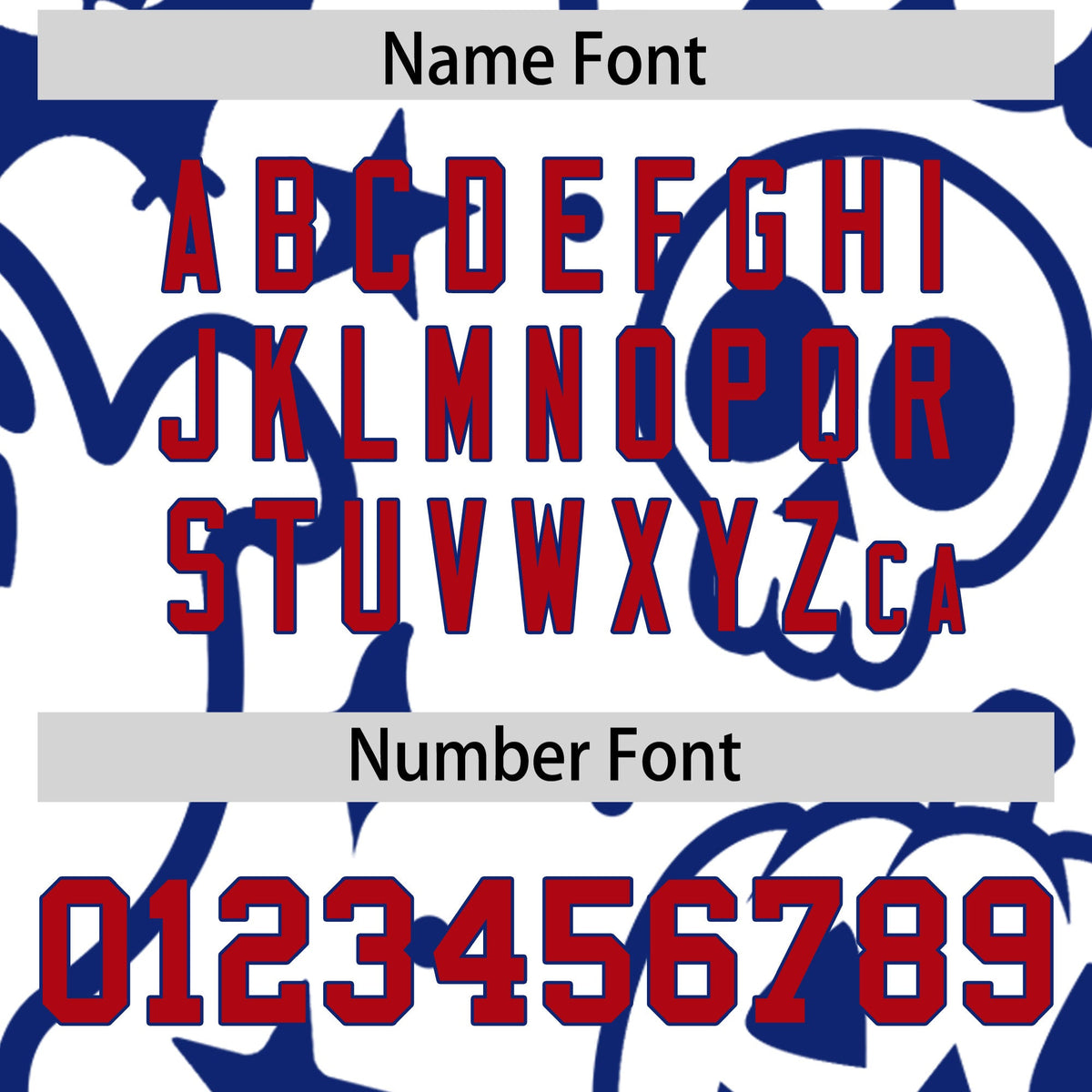 Custom Royal Blue White Red Bats Pumpkins Ghost Patterns Halloween Letterman Jacket | Custom Letterman Jacket,Add Name and Numbern,Sublimation Printed &amp; Stitched,Perfect for Parties | KXKSHOP