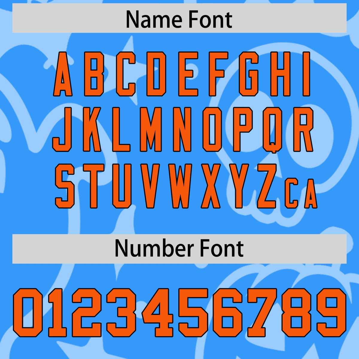 Custom Orange Powder Blue Black Bats Pumpkins Ghost Patterns Halloween Letterman Jacket | Custom Letterman Jacket,Add Name and Numbern,Sublimation Printed &amp; Stitched,Perfect for Parties | KXKSHOP