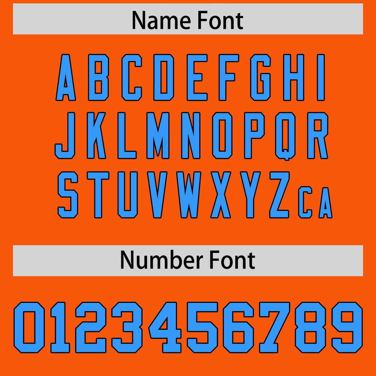 Custom Orange Powder Blue Black Full-Snap Varsity Raglan Sleeves Gradient Letterman Jacket