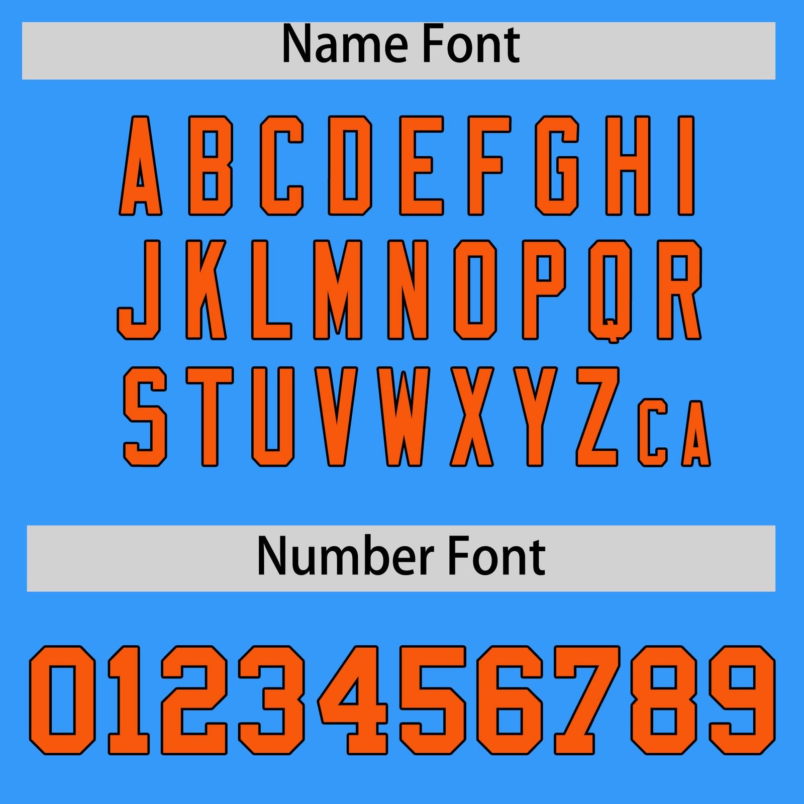 Custom Powder Blue Orange Black Full-Snap Varsity Raglan Sleeves Gradient Letterman Jacket