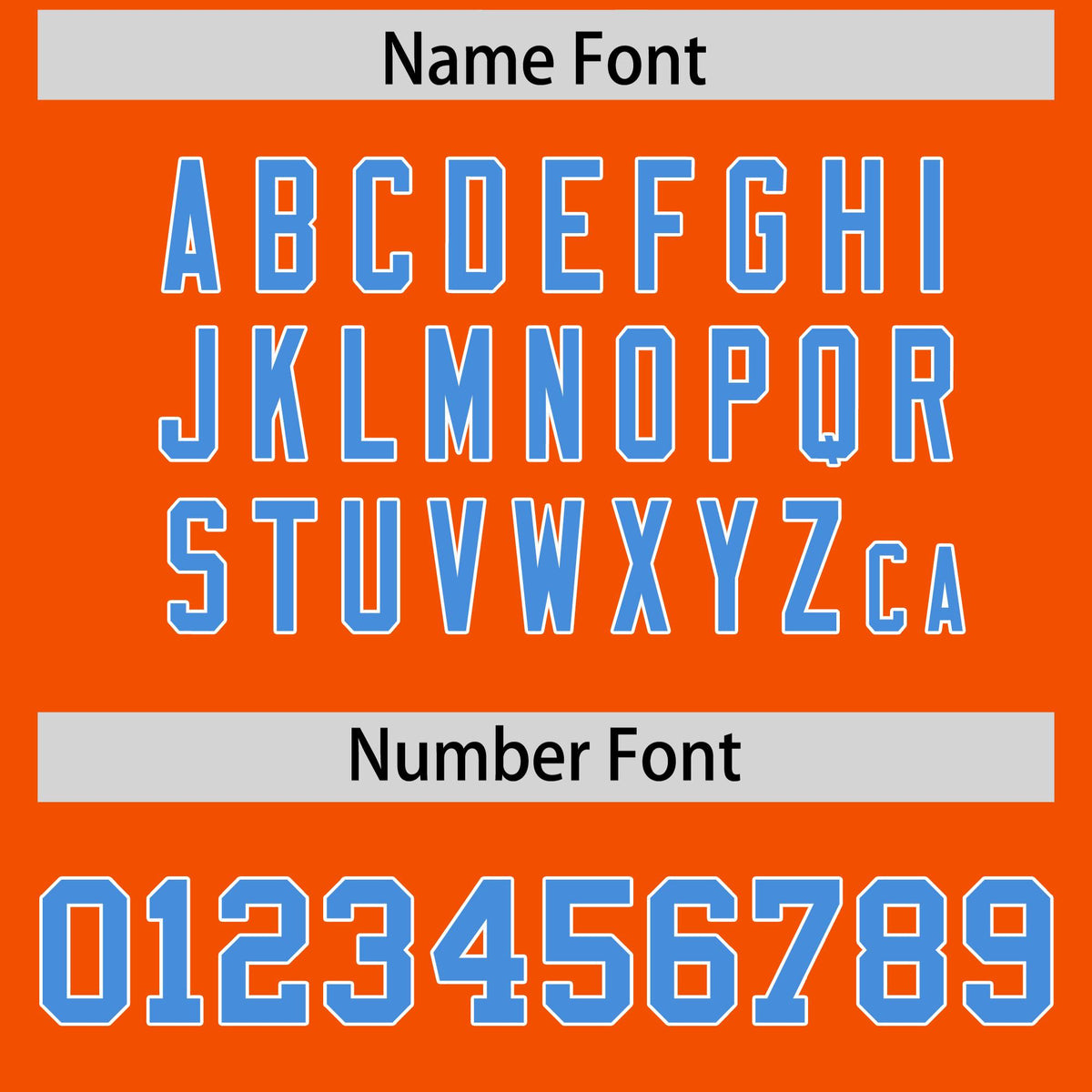 Custom Orange Powder Blue White Full-Snap Varsity Raglan Sleeves Gradient Letterman Jacket