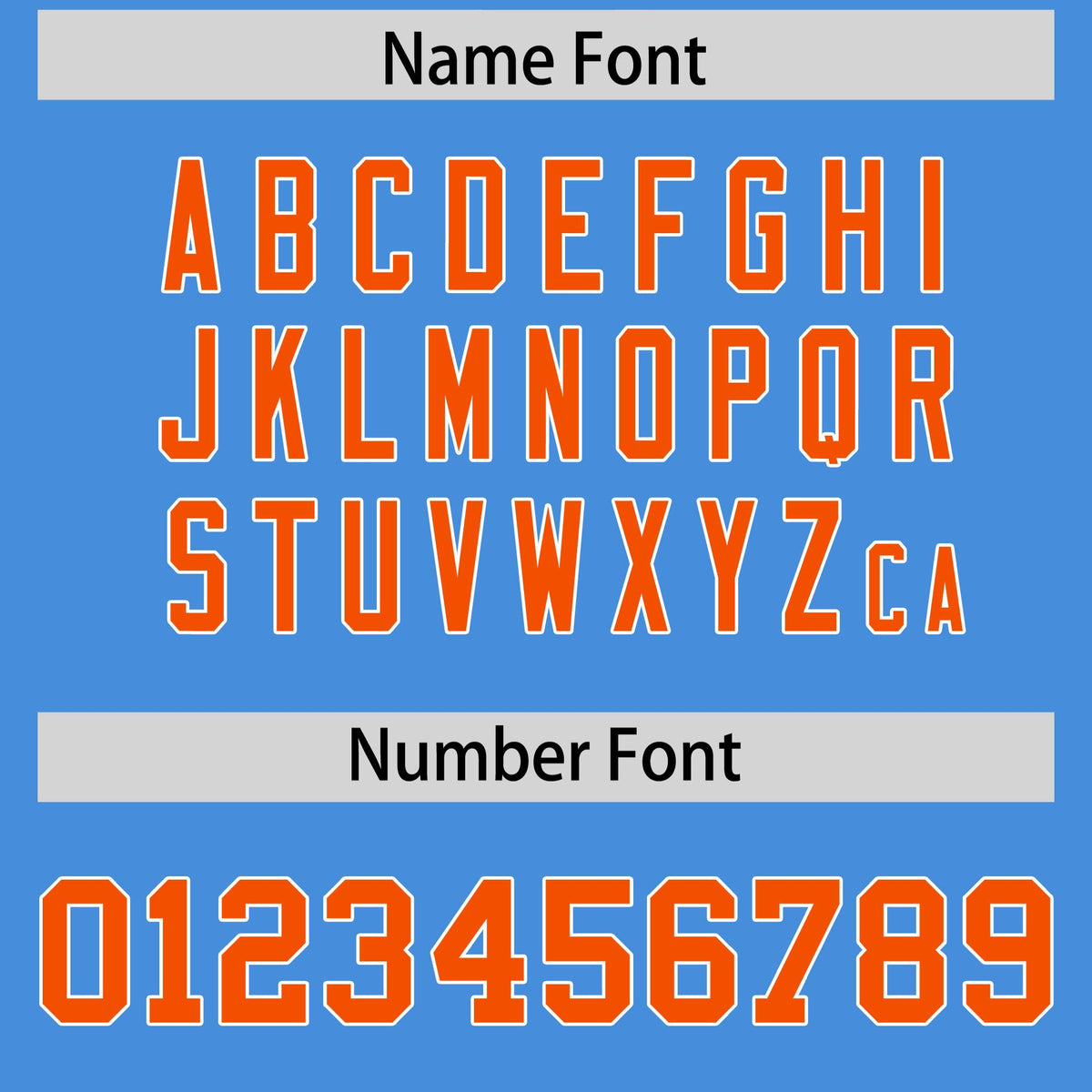 Custom Powder Blue Orange White Full-Snap Varsity Raglan Sleeves Gradient Letterman Jacket