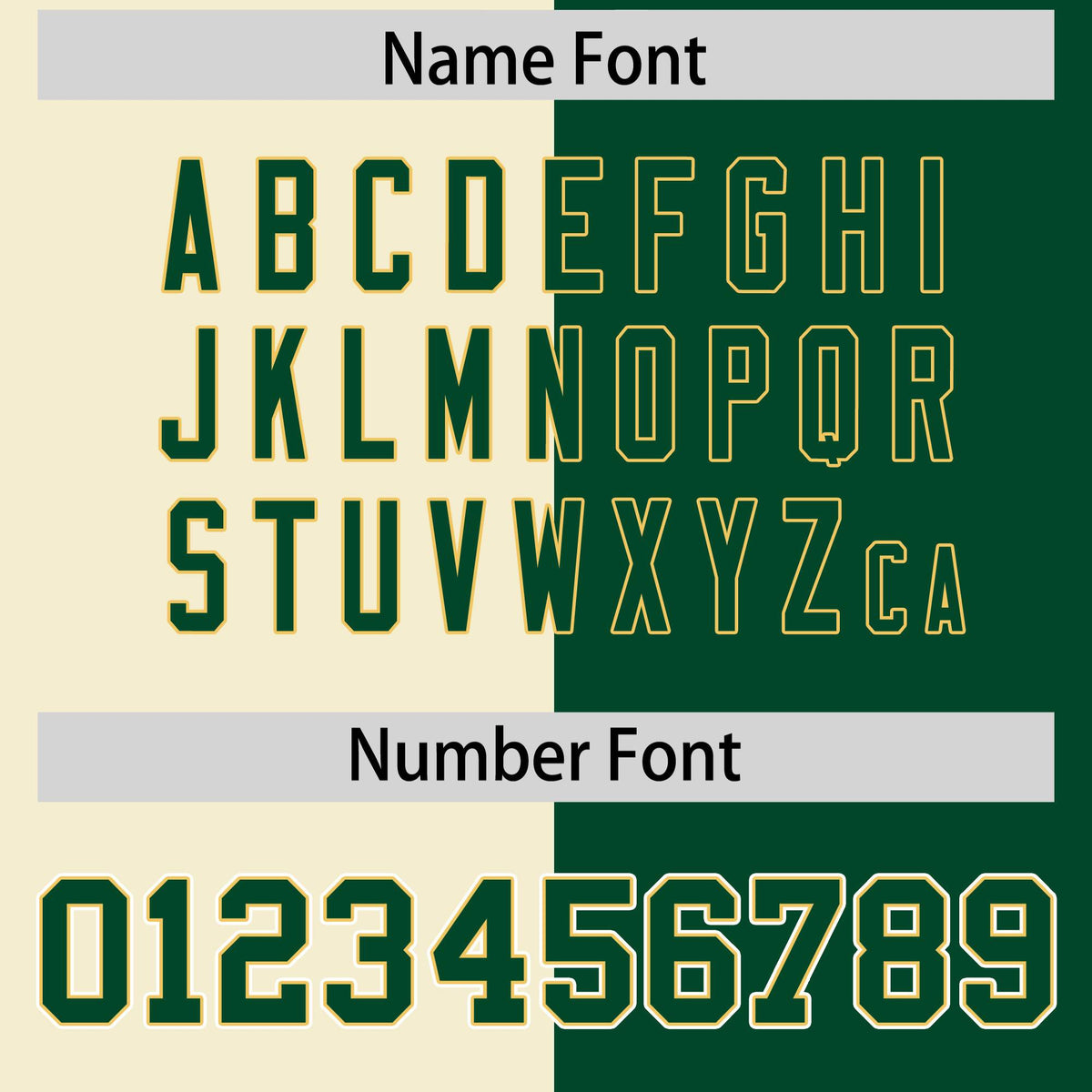 Custom Cream Green Varsity Full-Snap Split Letterman Baseball Jacket