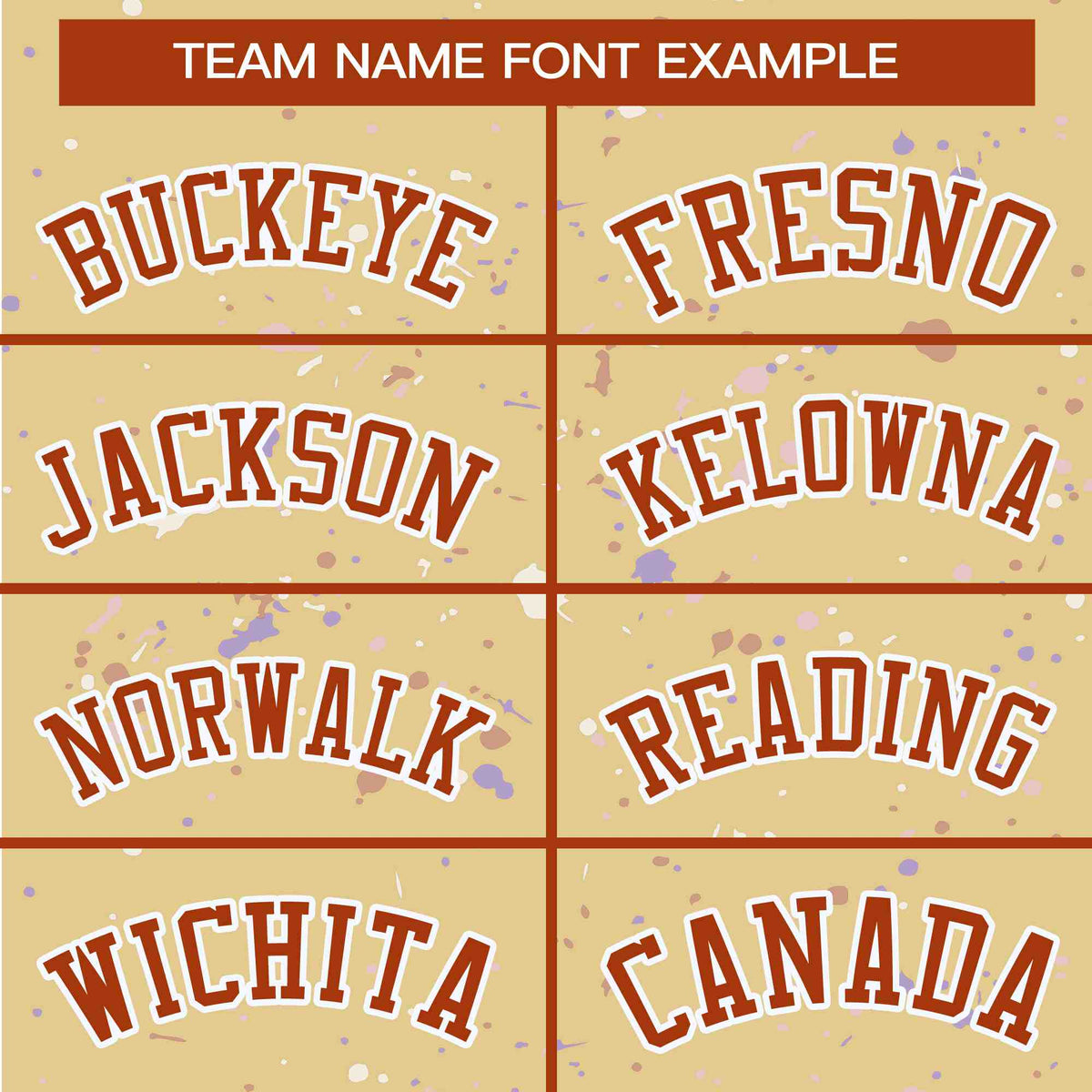 Custom Khaki Orange-White Varsity Full-Zip Splash Graffiti Pattern Letterman Jacket