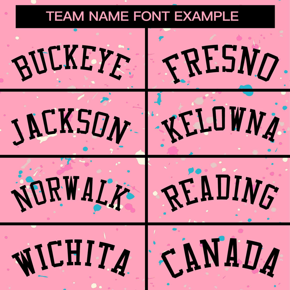 Custom Pink Black Varsity Full-Zip Splash Graffiti Pattern Letterman Jacket