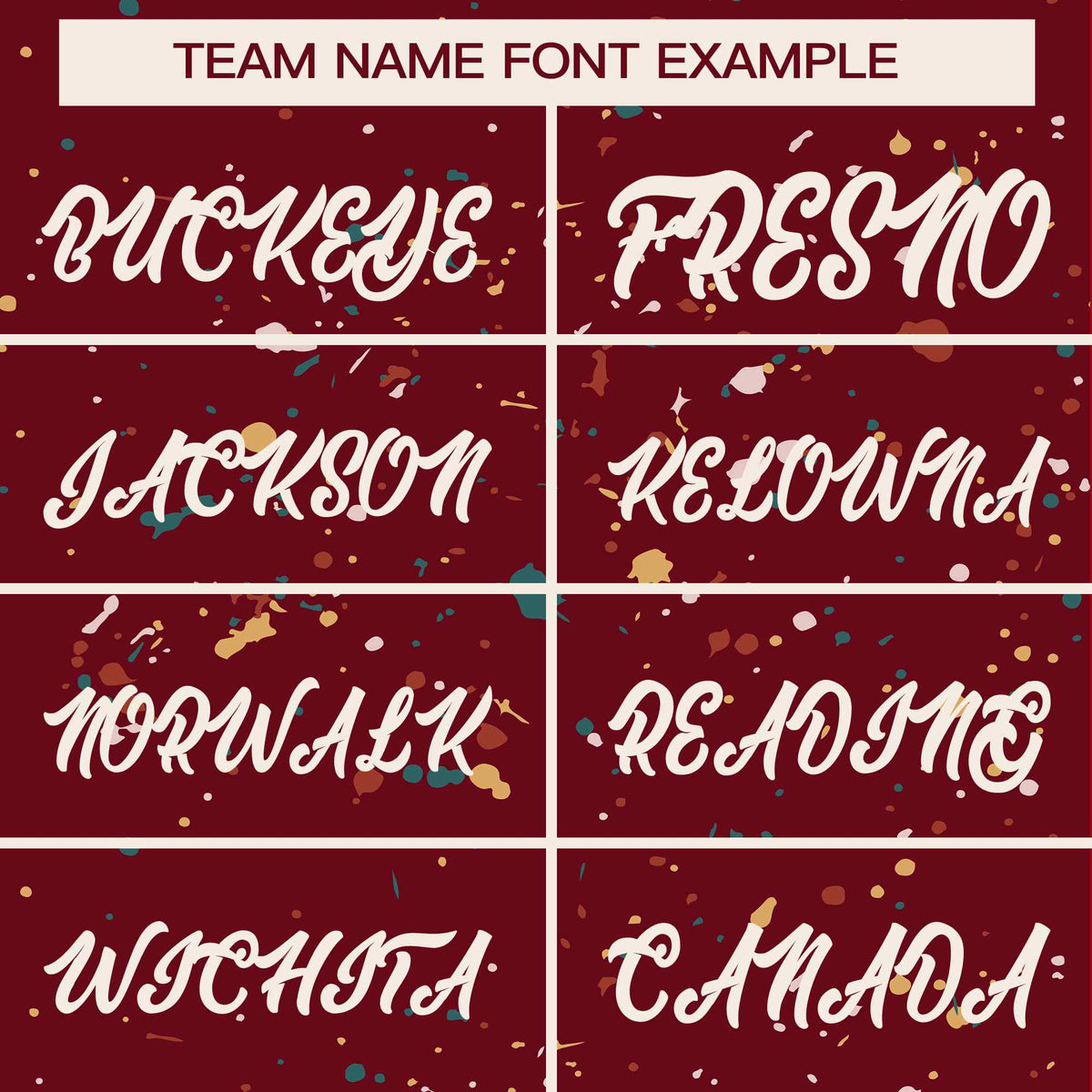 Custom Crimson Cream Varsity Full-Zip Splash Graffiti Pattern Letterman Jacket