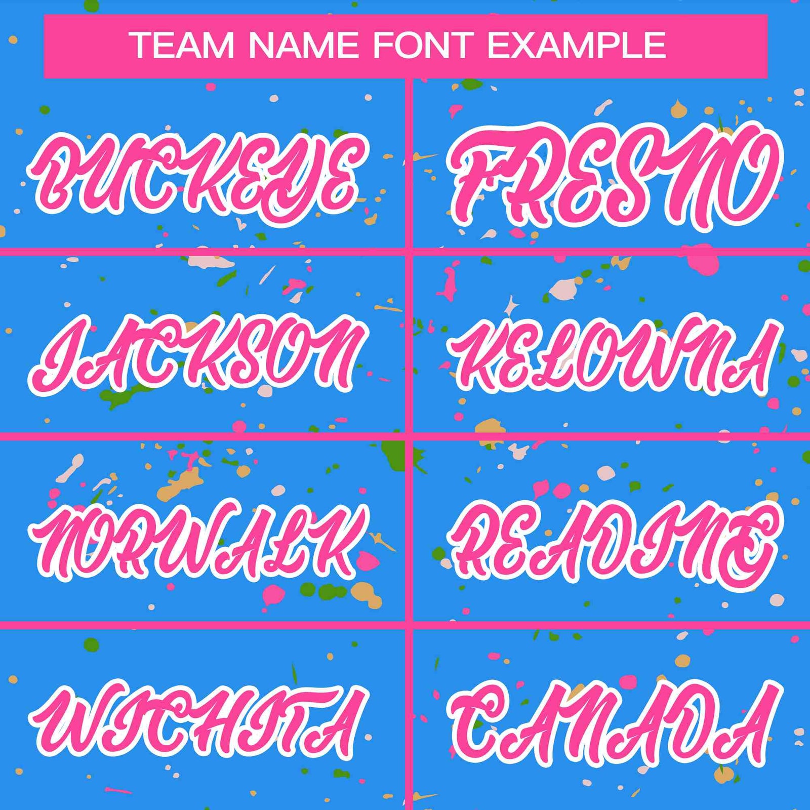 Custom Powder Blue Pink-White Varsity Full-Zip Splash Graffiti Pattern Letterman Jacket