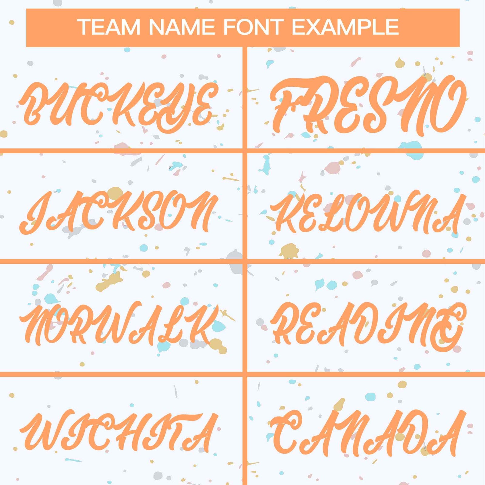 Custom White Orange Varsity Full-Zip Splash Graffiti Pattern Letterman Jacket