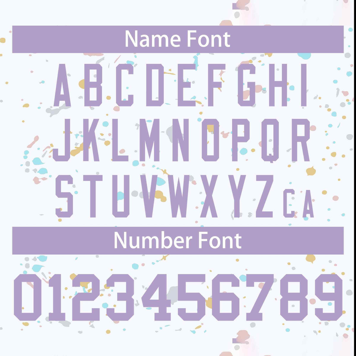 Custom White Purple Varsity Full-Zip Splash Graffiti Pattern Letterman Jacket