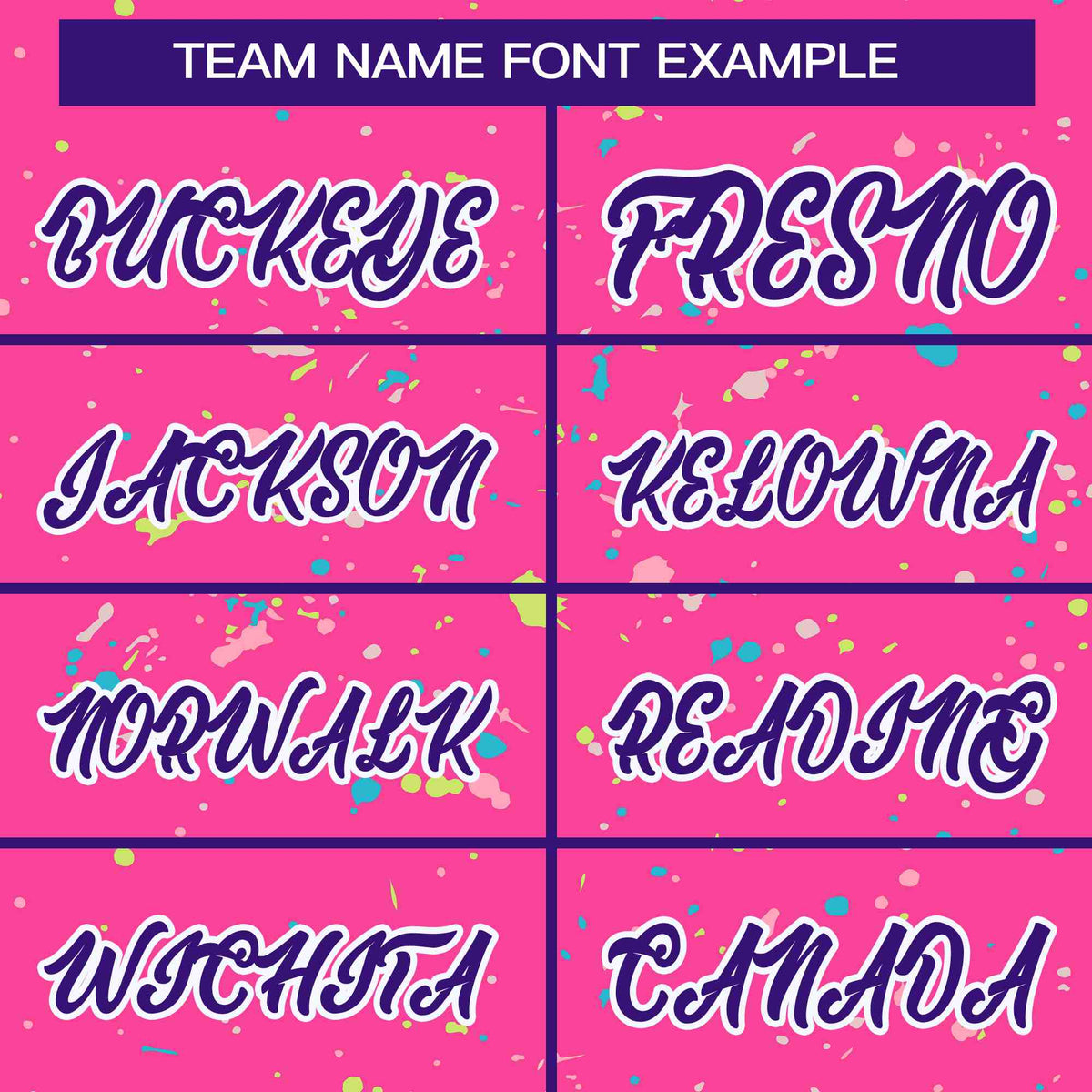 Custom Pink Purple-White Varsity Full-Zip Splash Graffiti Pattern Letterman Jacket