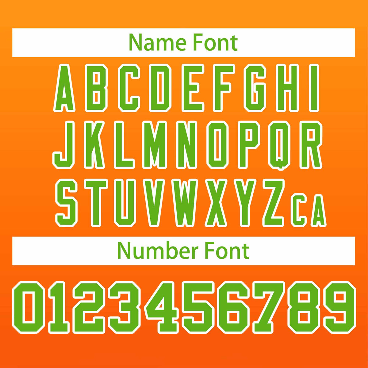 Custom Gold Orange-Green Varsity Full-Zip Gradient Fashion Letterman Bomber Jacket