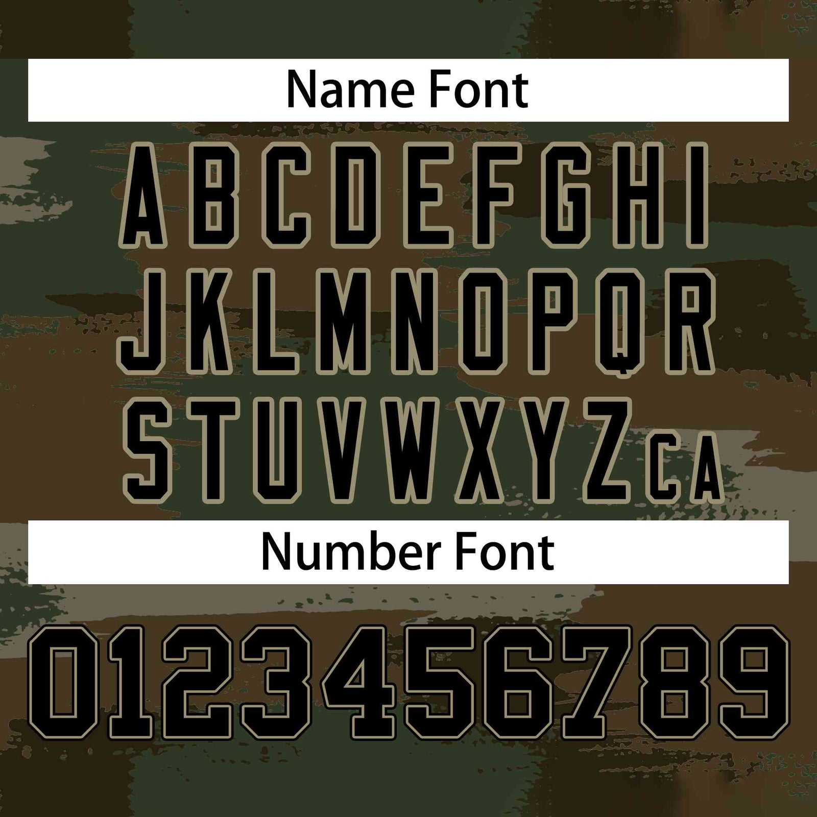 Custom Black Khaki Varsity Full-Zip Camo Letterman Bomber Jacket