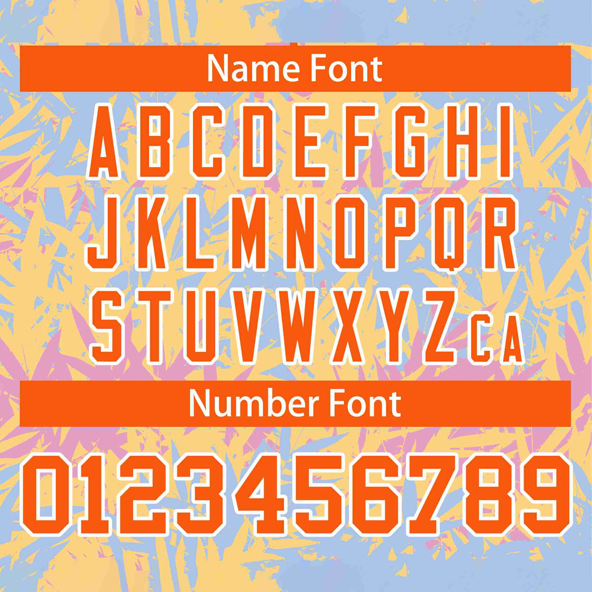 Custom Orange Varsity Full-Zip Hawaii Letterman Bomber Jacket