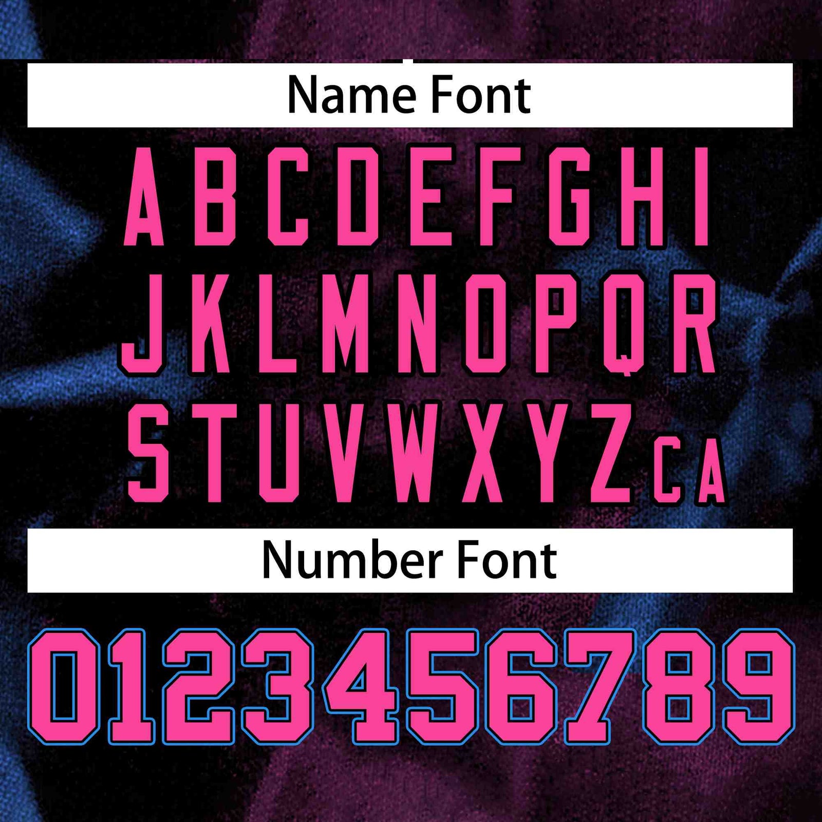 Custom Black Pink-Powder Blue Varsity Full-Zip Blur Spray Letterman Bomber Jacket