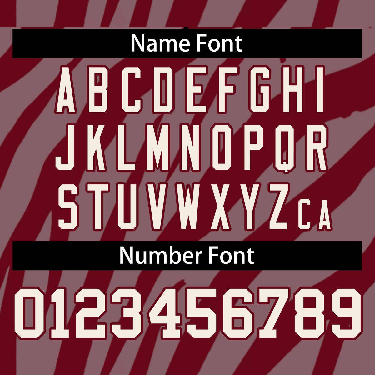 Custom Crimson Cream Tiger Stripes Graffiti Pattern Bomber Varsity Jacket