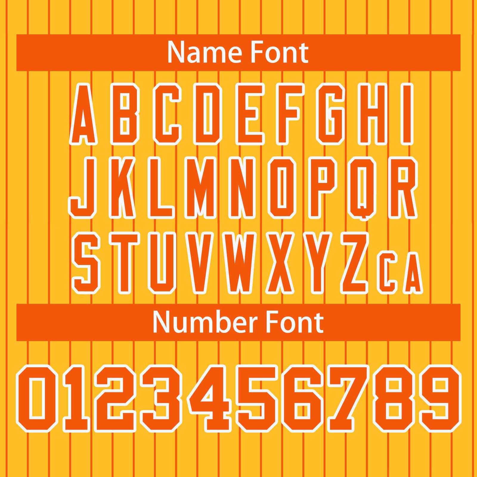 Custom Gold Orange-White Stripe Fashion Bomber Varsity Jacket with Raglan Sleeves