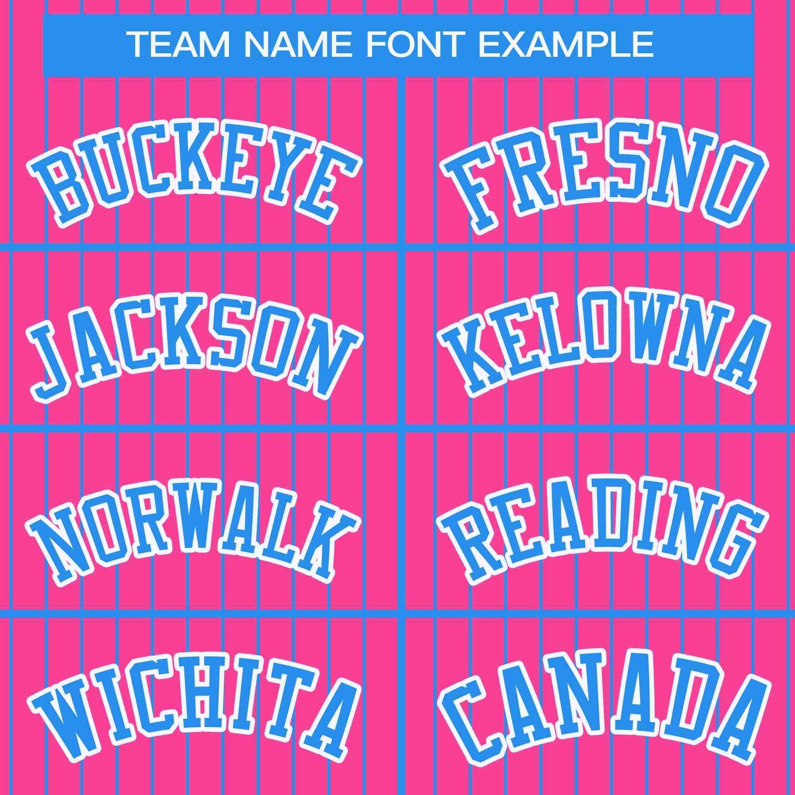 Custom Pink Powder Blue-White Stripe Fashion Bomber Varsity Jacket with Raglan Sleeves