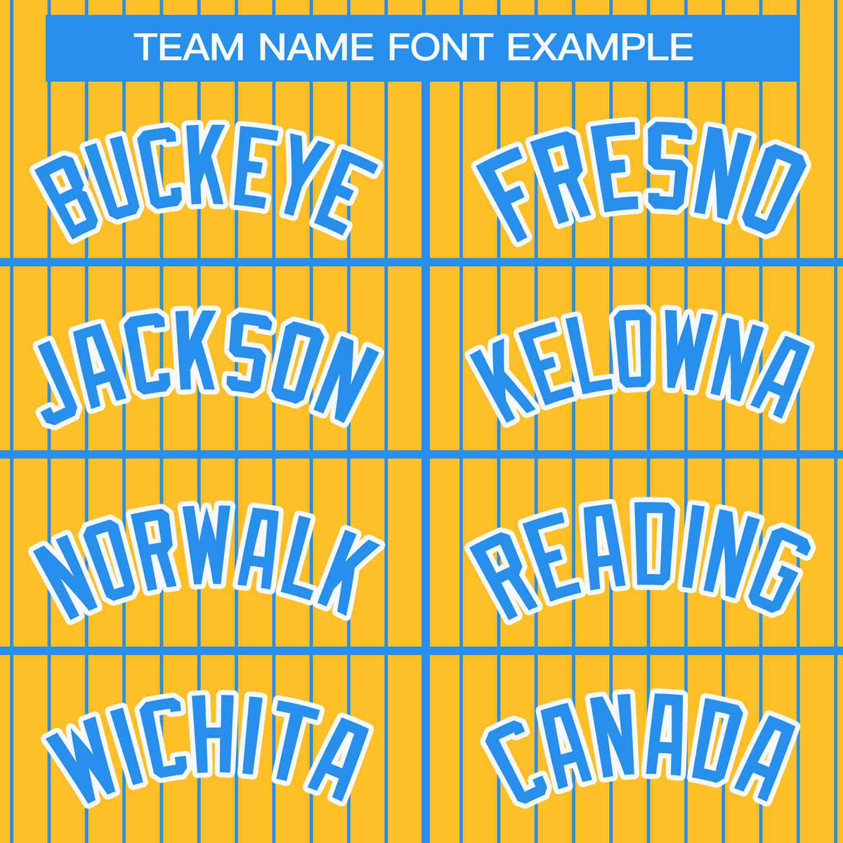 Custom Gold Powder Blue-White Stripe Fashion Bomber Varsity Jacket with Raglan Sleeves