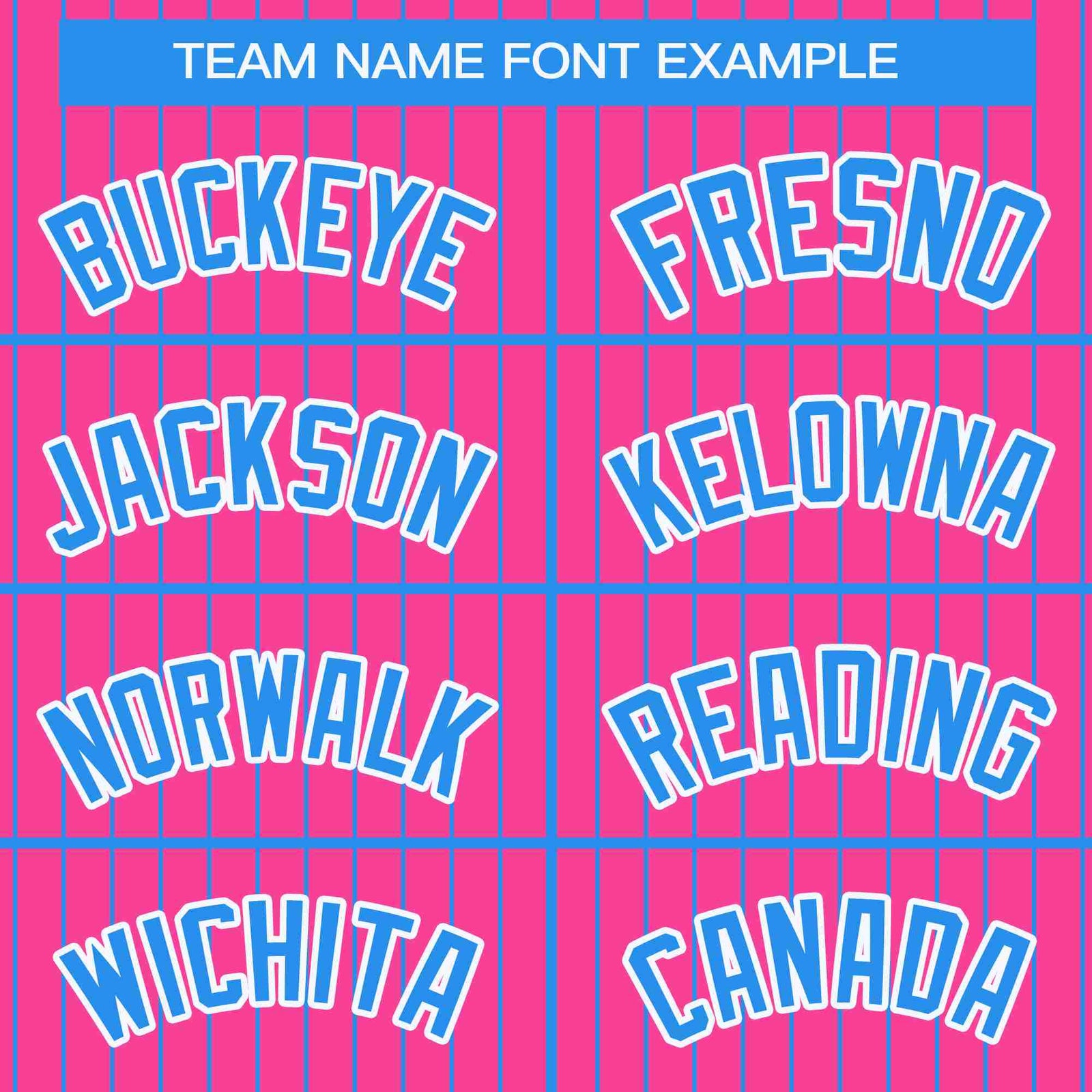 Custom Pink Powder Blue-White Stripe Fashion Bomber Varsity Jacket with Raglan Sleeves