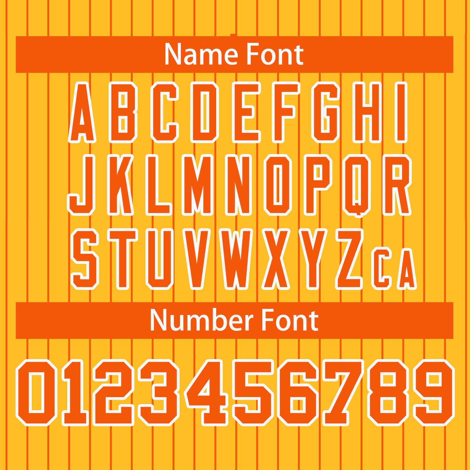 Custom Gold Orange-White Stripe Fashion Bomber Varsity Jacket with Raglan Sleeves