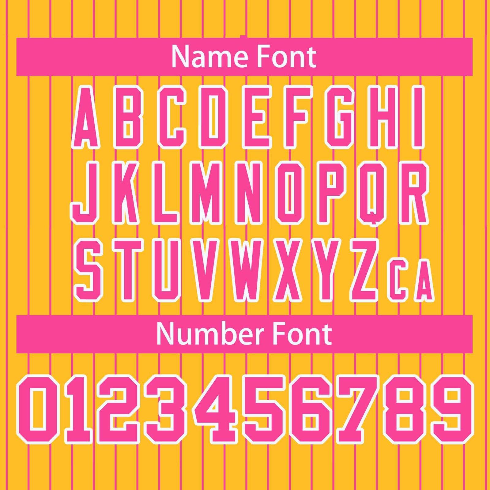 Custom Gold Pink-White Stripe Fashion Bomber Varsity Jacket with Raglan Sleeves