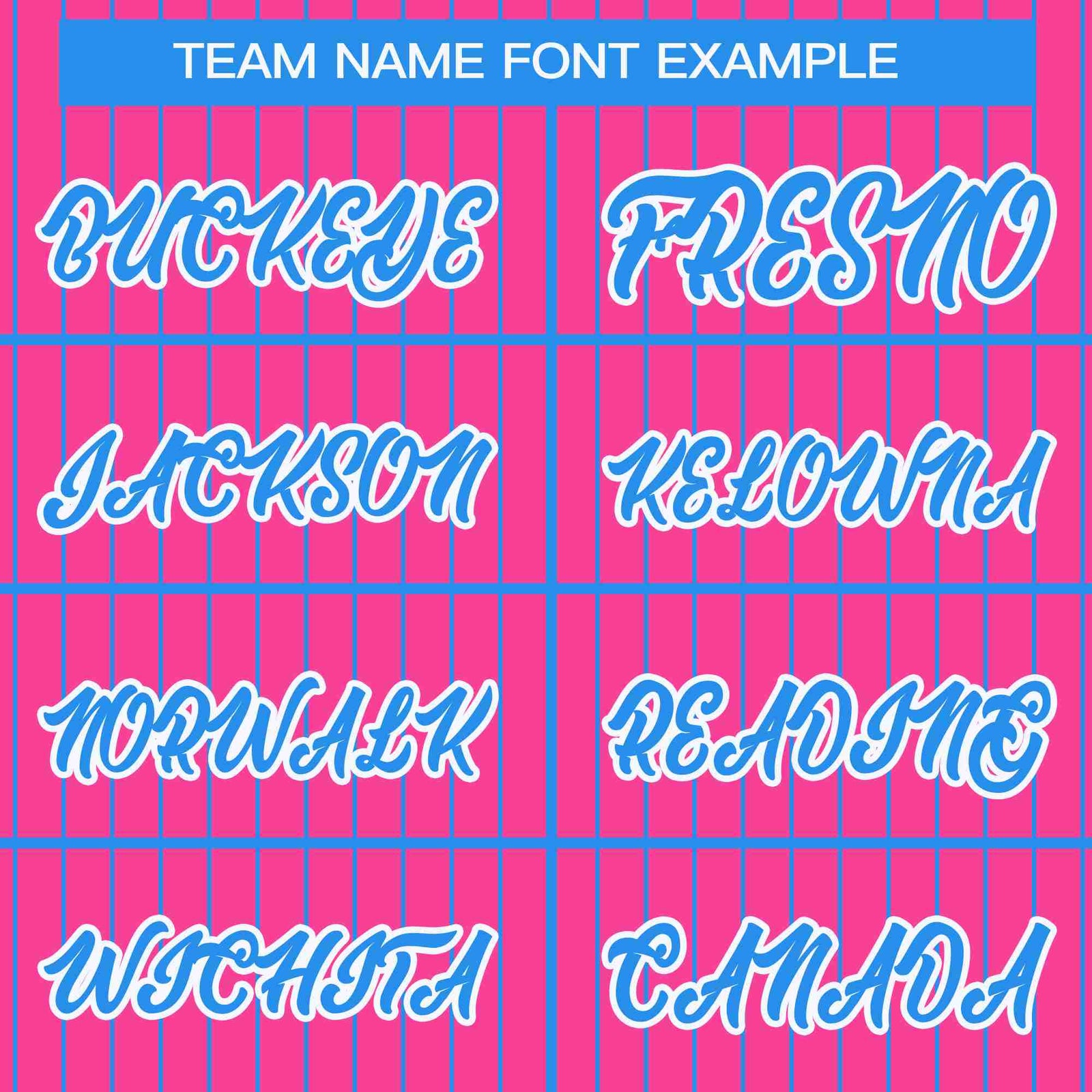 Custom Pink Powder Blue-White Stripe Fashion Bomber Varsity Jacket with Raglan Sleeves