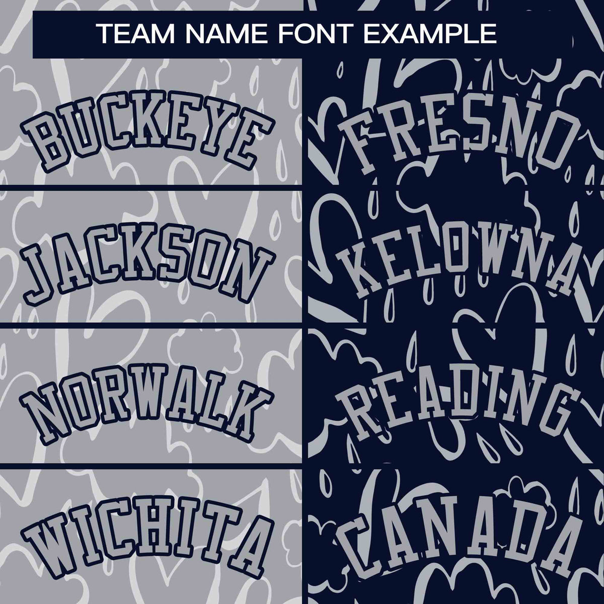 Custom Navy Gray Split Fashion Letterman Bomber Graffiti Pattern Baseball Jacket