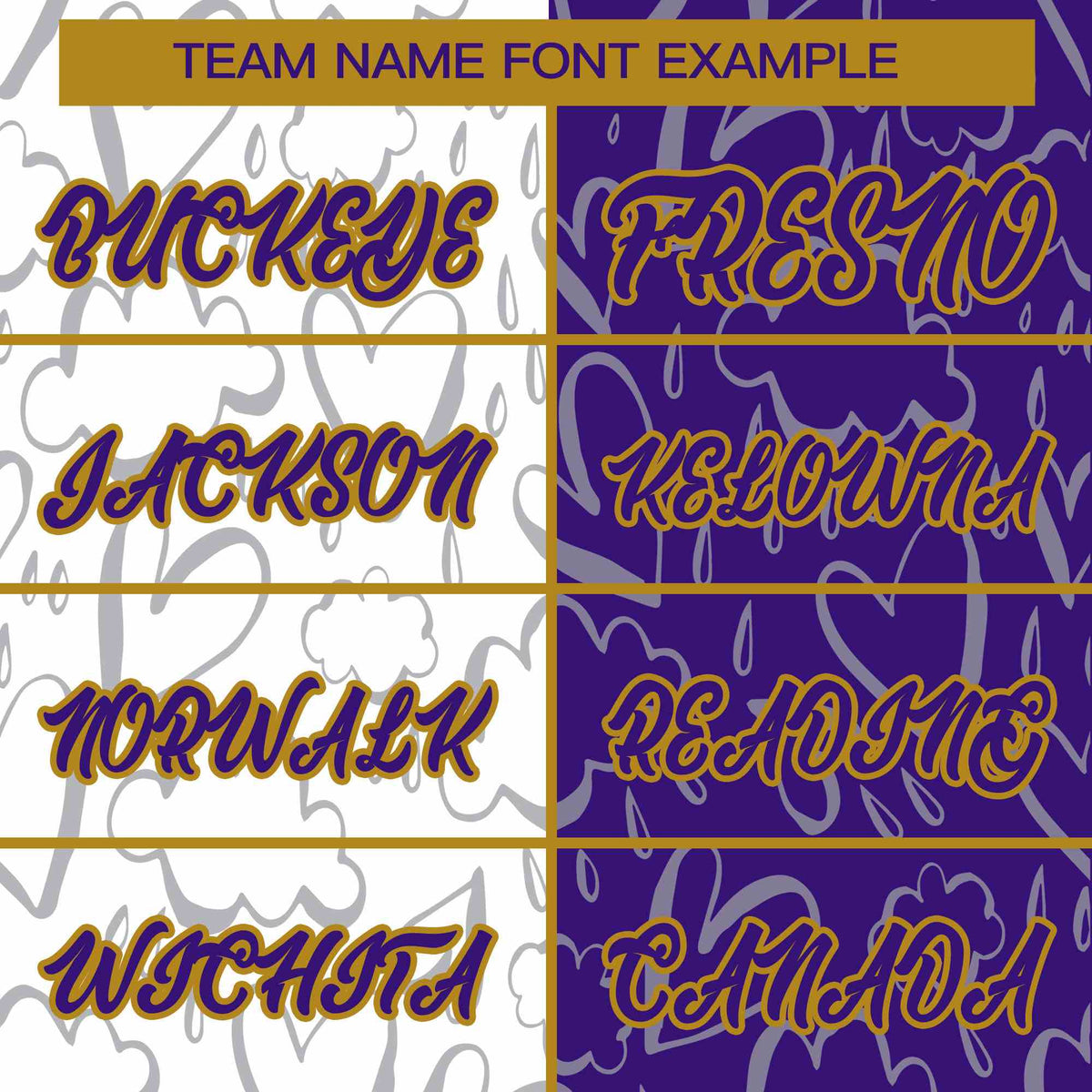 Custom Purple White Split Fashion Letterman Bomber Graffiti Pattern Baseball Jacket