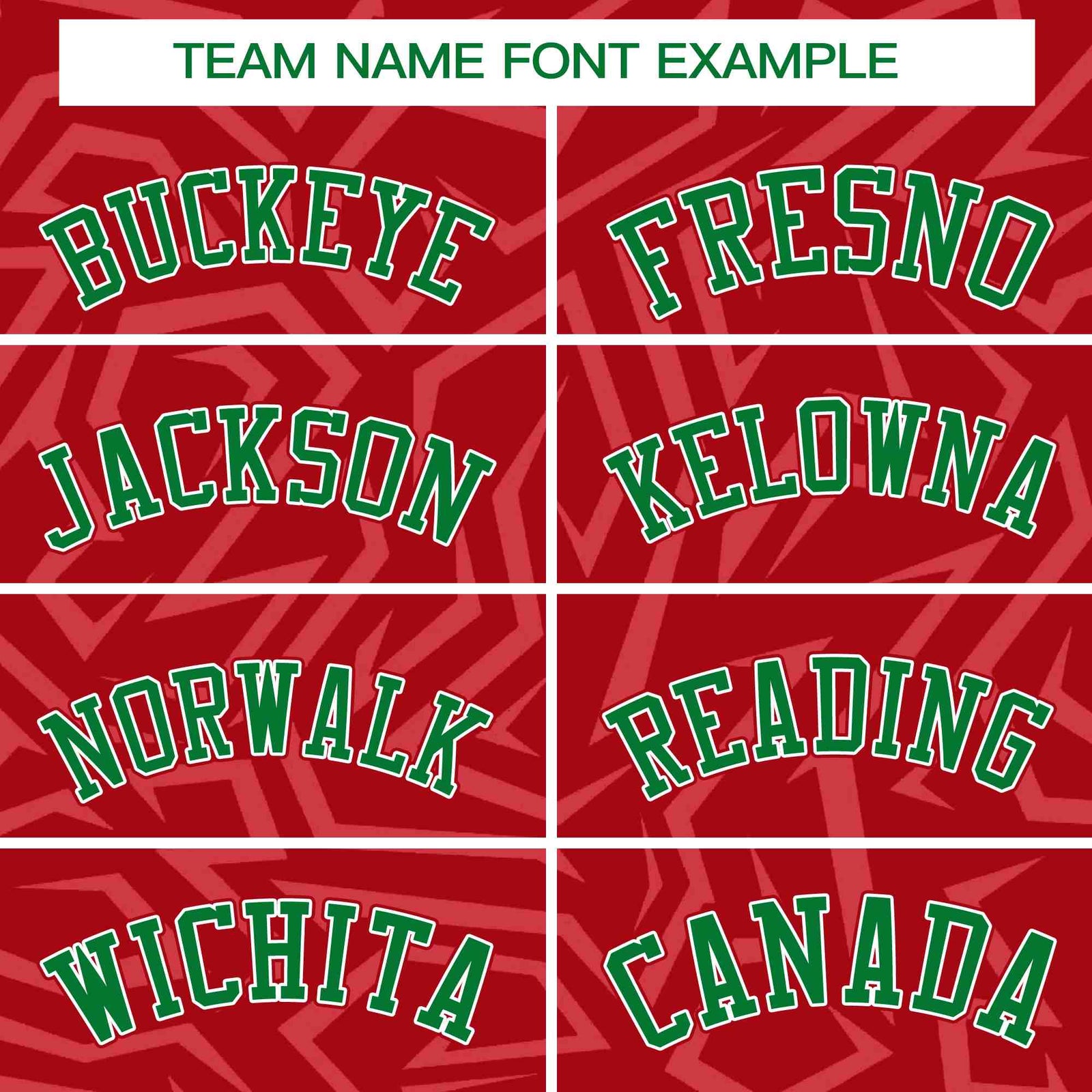 Custom Red Kelly Green-White Stripe Graffiti Pattern Varsity Full-Snap Jacket