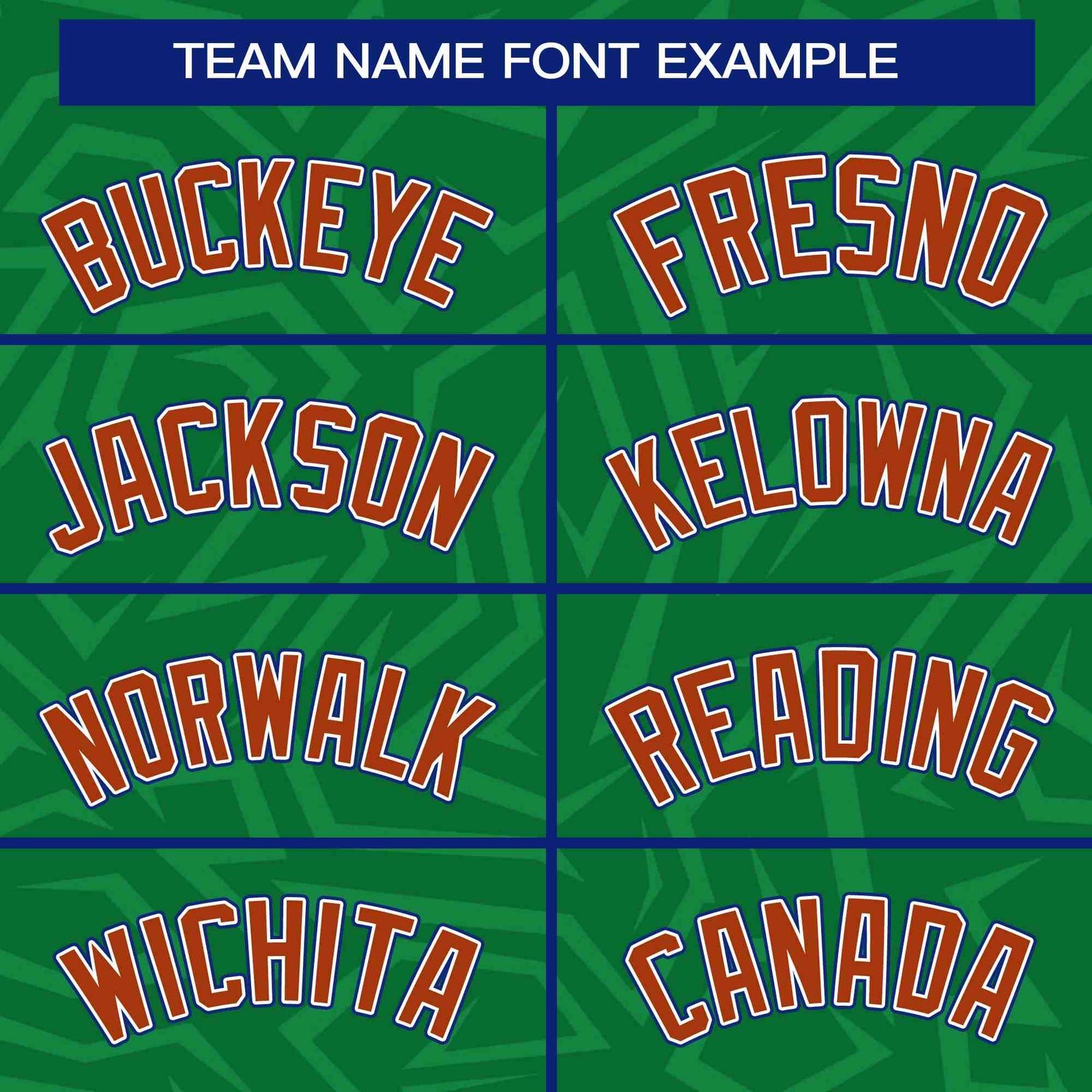 Custom Kelly Green Orange-Royal Stripe Graffiti Pattern Varsity Full-Snap Jacket