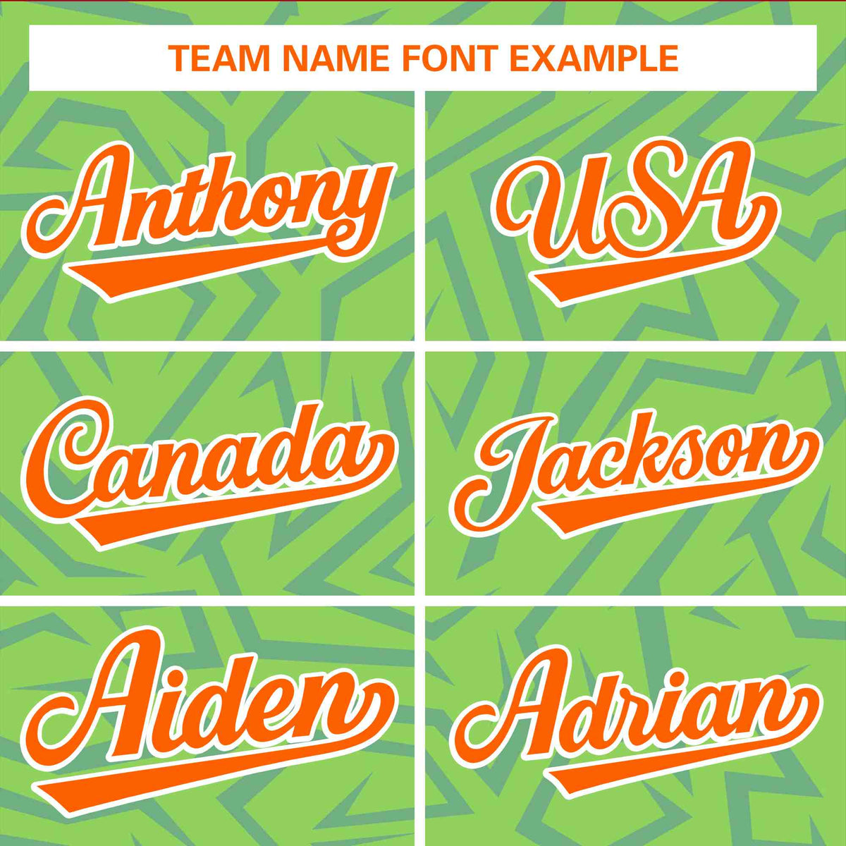 Custom Green Orange-White Stripe Graffiti Pattern Varsity Full-Snap Jacket