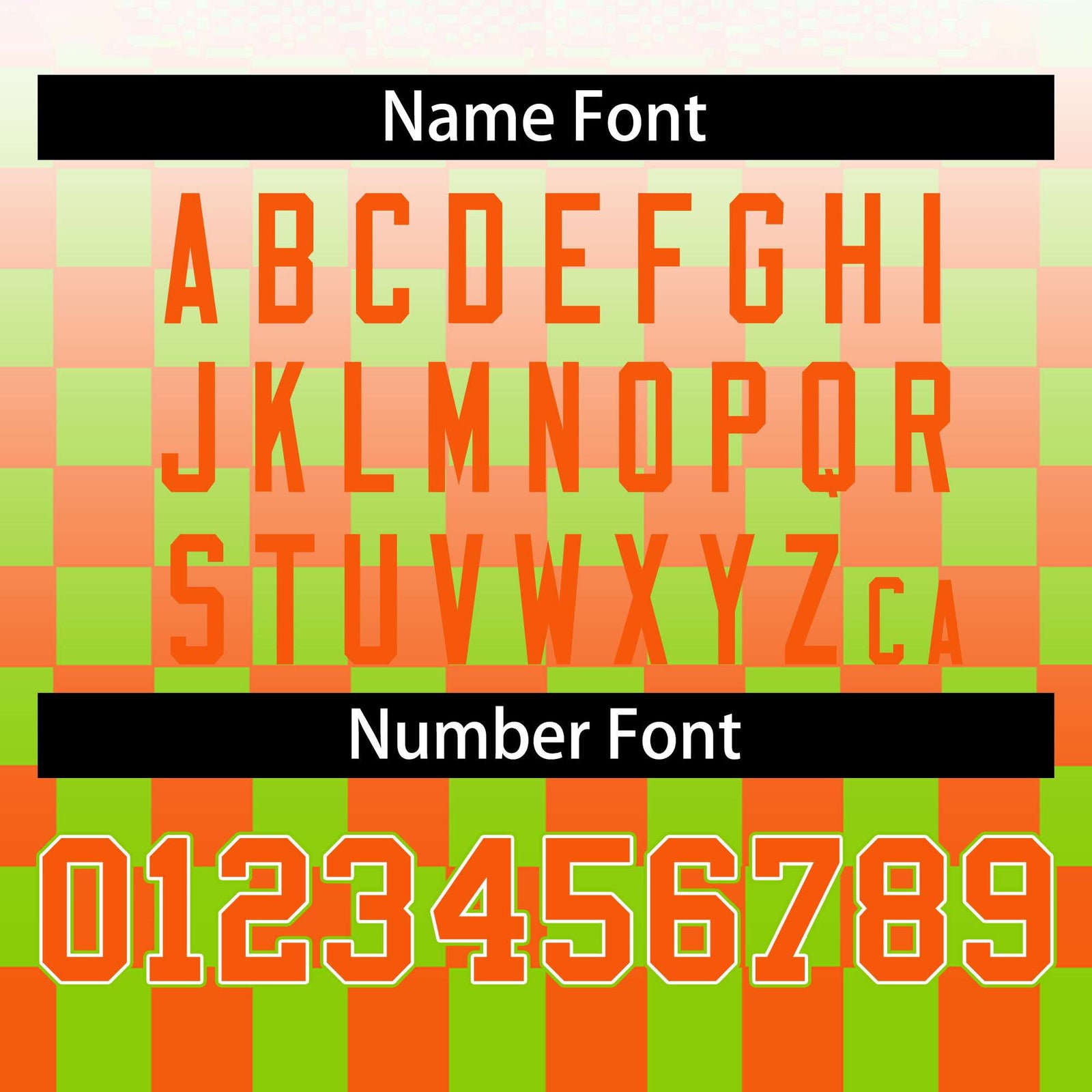 Custom White Orange-Neon Green Grid Varsity Full-Zip Color Block Letterman Raglan Sleeve Jacket