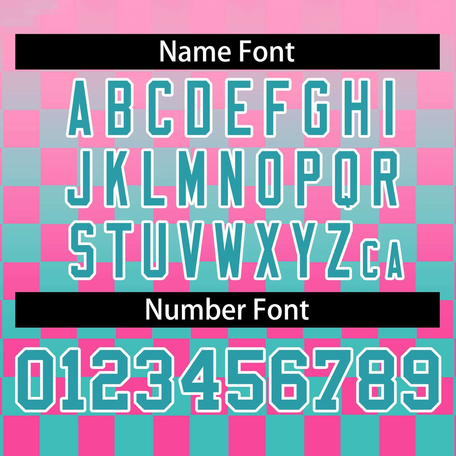 Custom Pink Aqua-White Grid Varsity Full-Zip Color Block Letterman Bomber Jacket