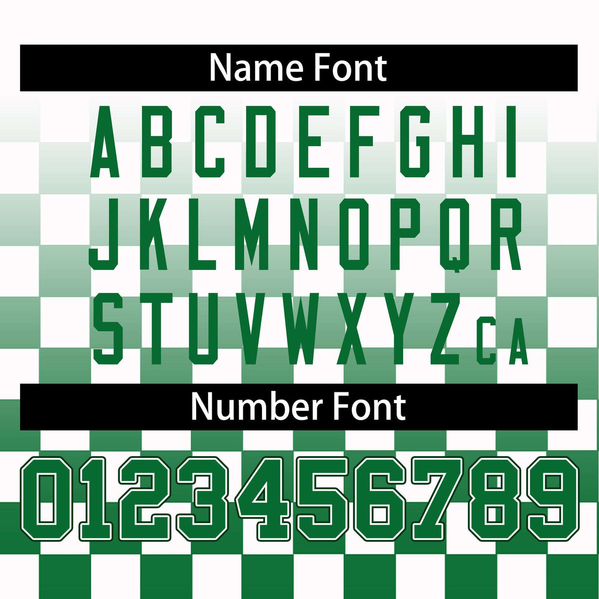 Custom White Green Grid Varsity Full-Zip Color Block Letterman Raglan Sleeve Jacket