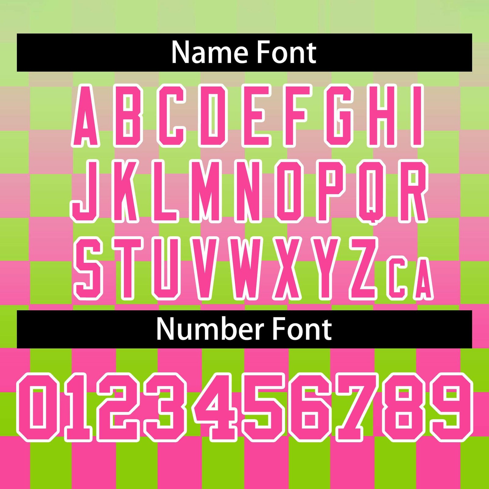 Custom Neon Green Pink-White Grid Varsity Full-Zip Color Block Letterman Raglan Sleeve Jacket