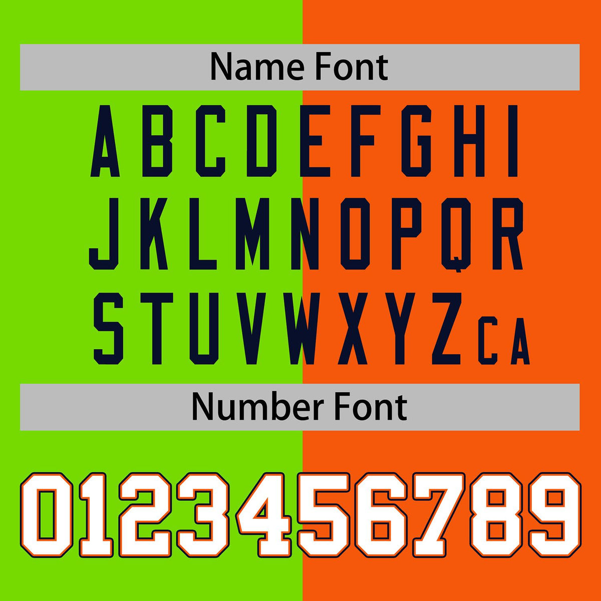 Custom Neon Green Orange Navy-White Color Block Bomber Varsity Baseball Jacket