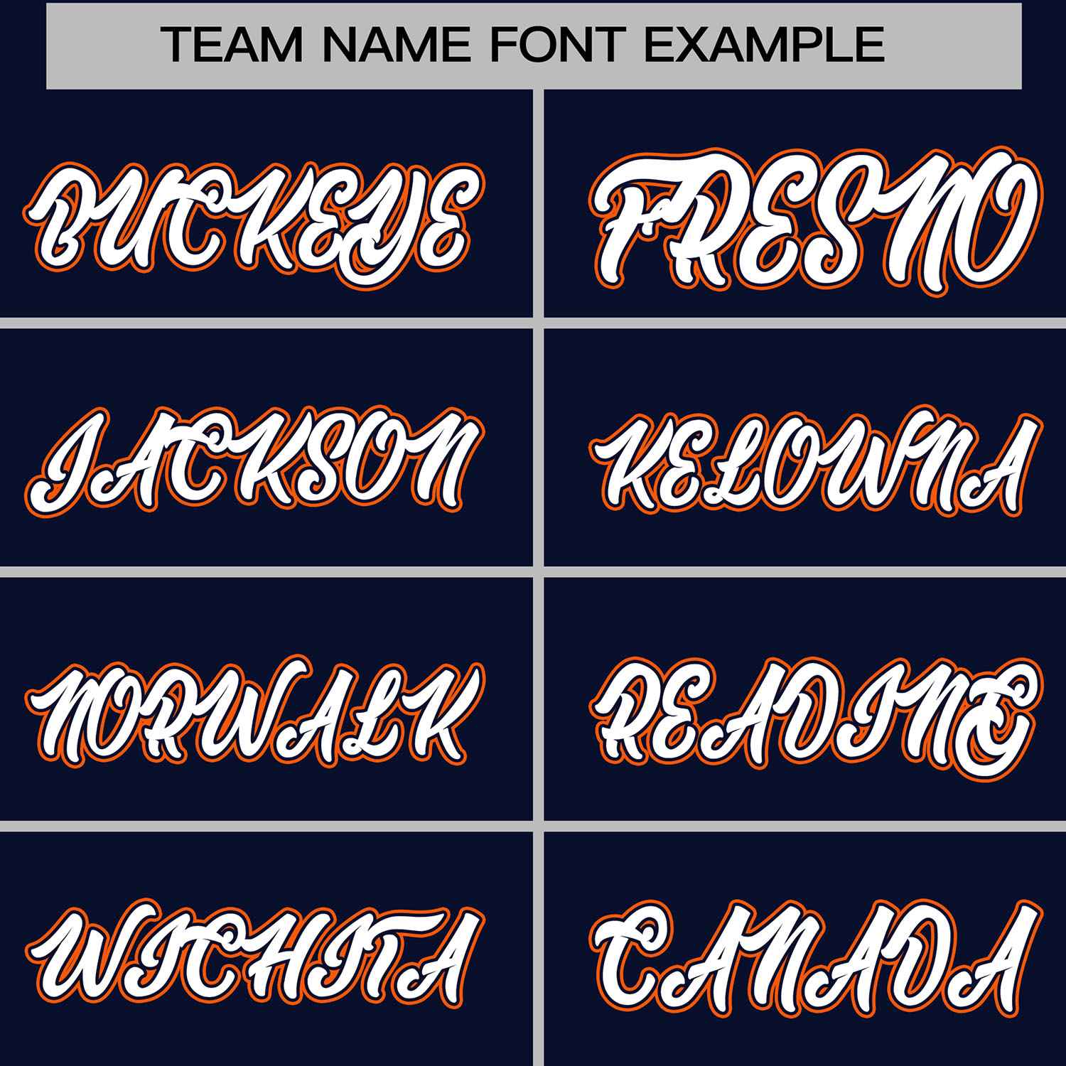 Custom Orange Navy-White Color Block Bomber Varsity Baseball Jacket