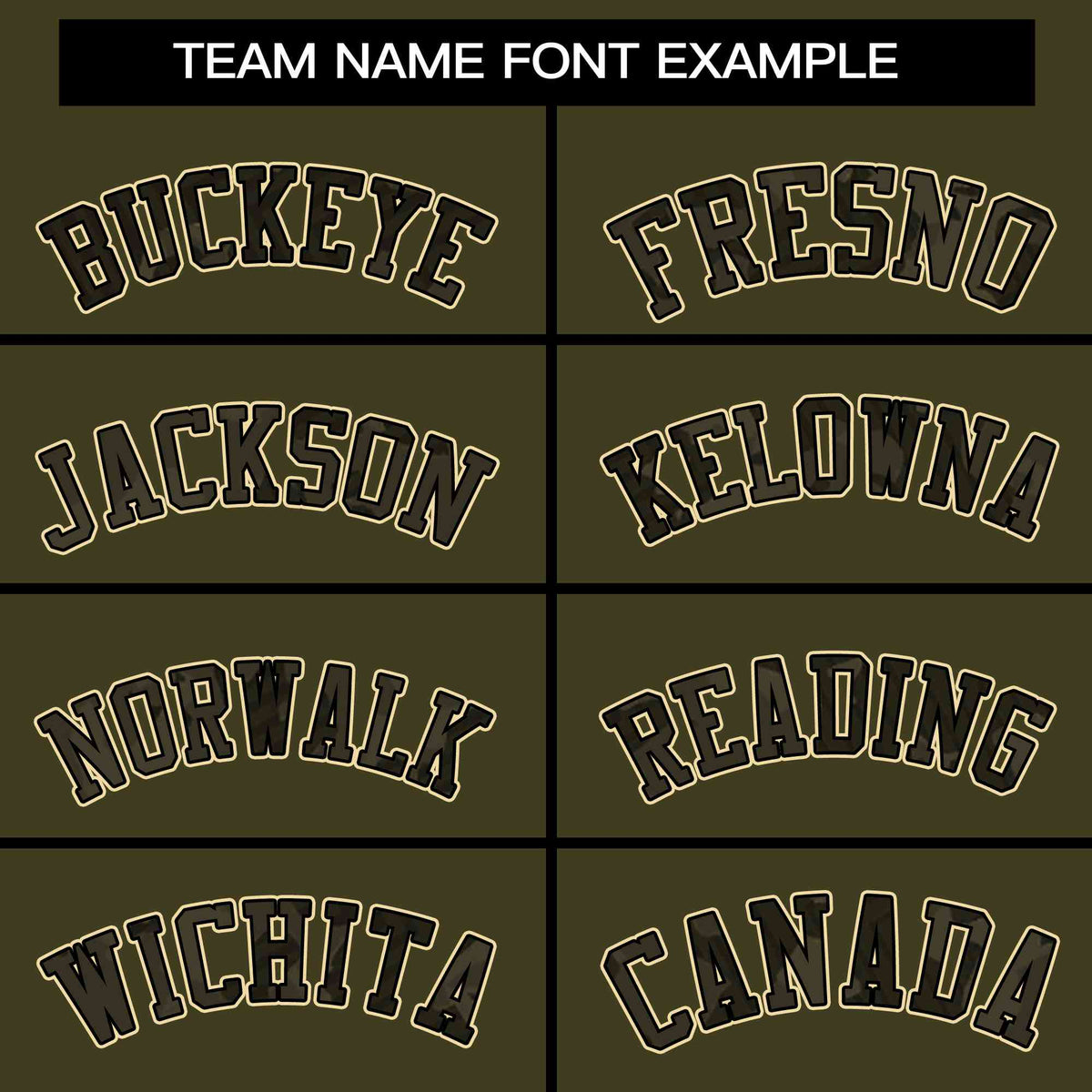 Custom Olive Varsity Full-Zip Camo Raglan Sleeves Letterman Bomber Jacket