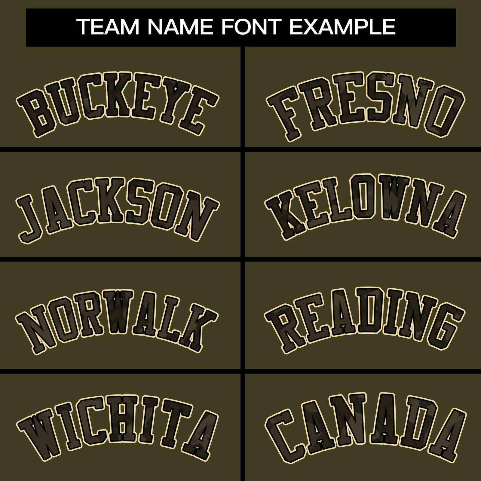 Custom Olive Varsity Full-Zip Camo Raglan Sleeves Letterman Bomber Jacket