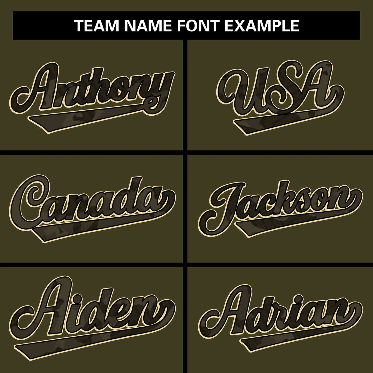 Custom Olive Varsity Full-Zip Camo Raglan Sleeves Letterman Bomber Jacket