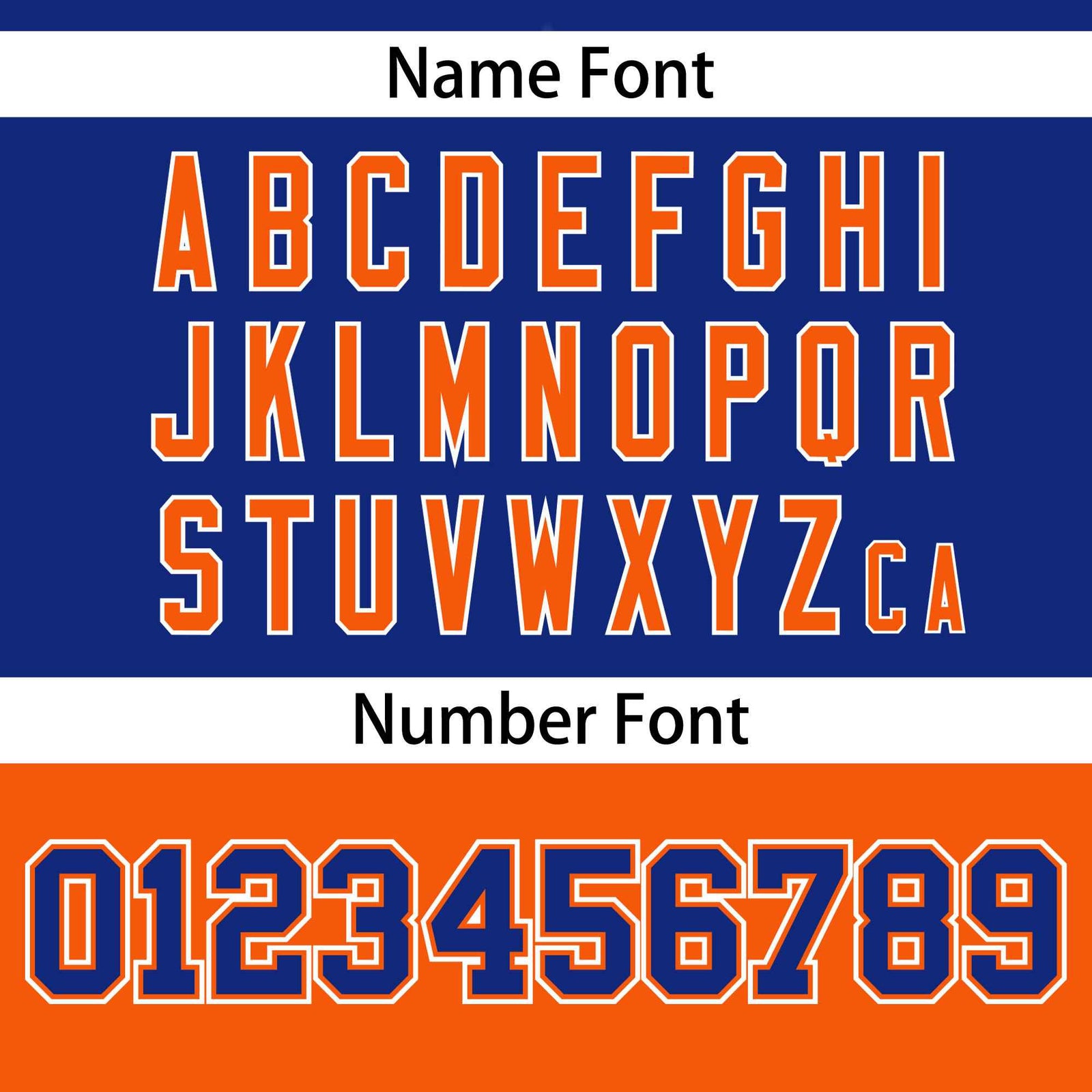 Custom Royal Orange Varsity Full-Zip Color Block Letterman Bomber Jacket