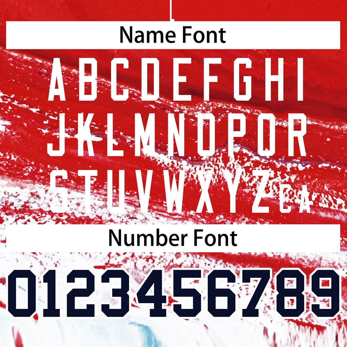 Custom Red Navy-White Tie Dye Ink Paint Varsity Graffiti Pattern Letterman Jacket