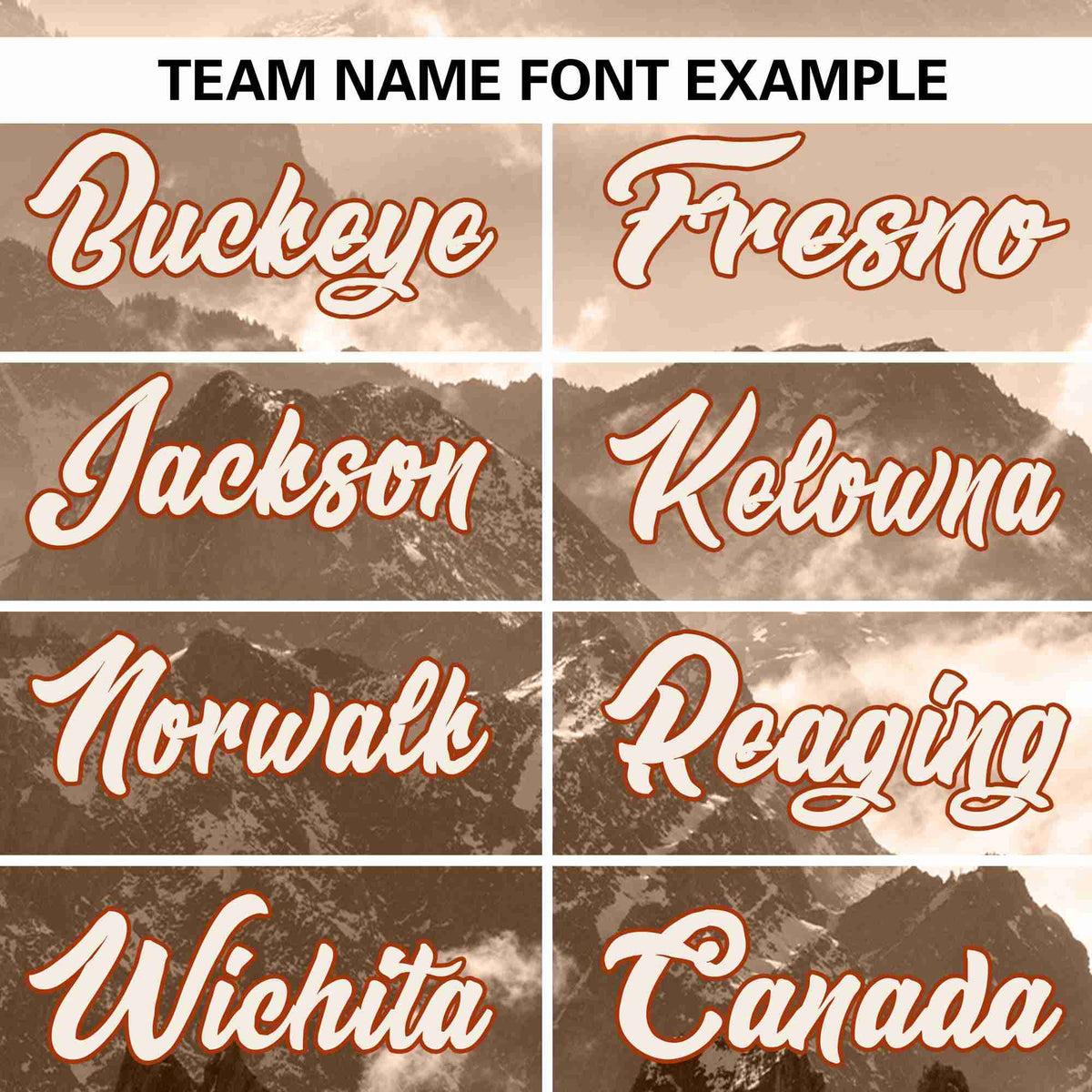 Custom Light Brown Cream Varsity Full-Zip Snow Mountain Letterman Bomber Jacket