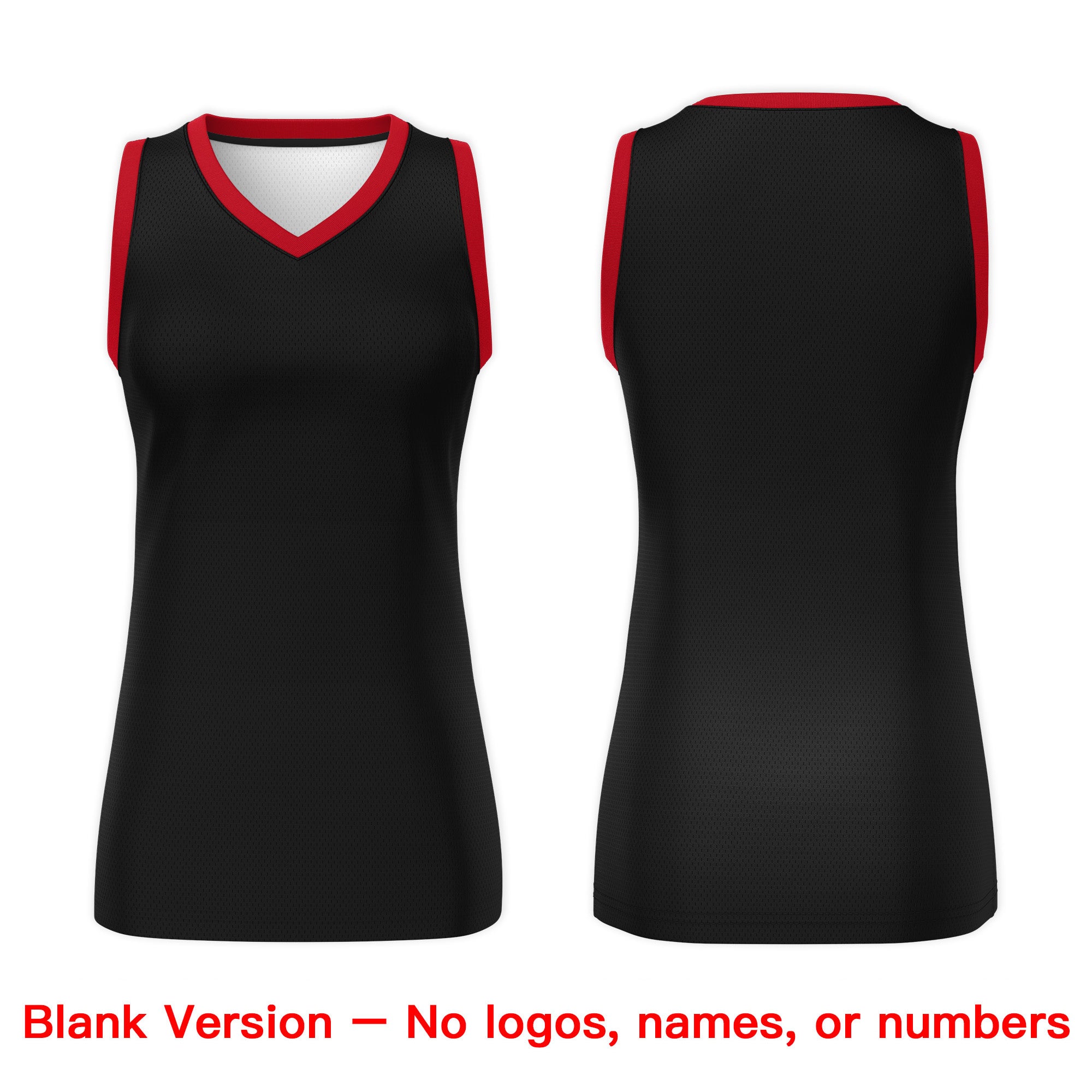 Custom Black Red Women Basketball Jersey Sequined Dress